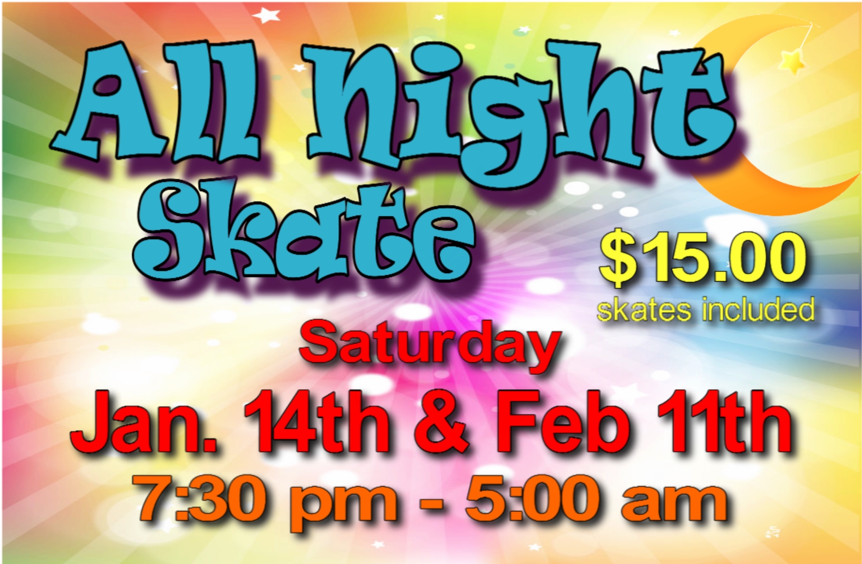 All Night Skate — Roller Dome North