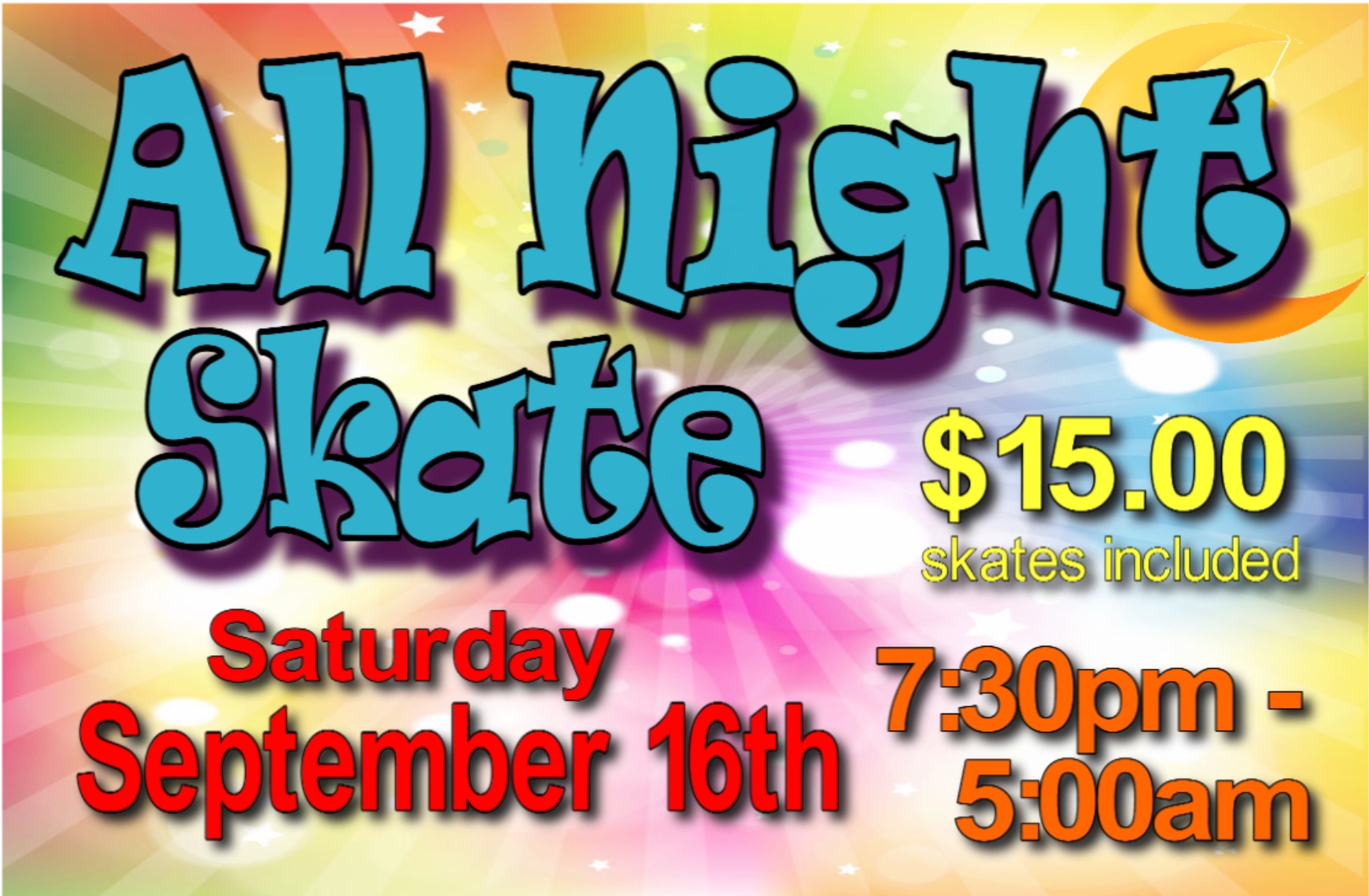 All Night Skate — Roller Dome North